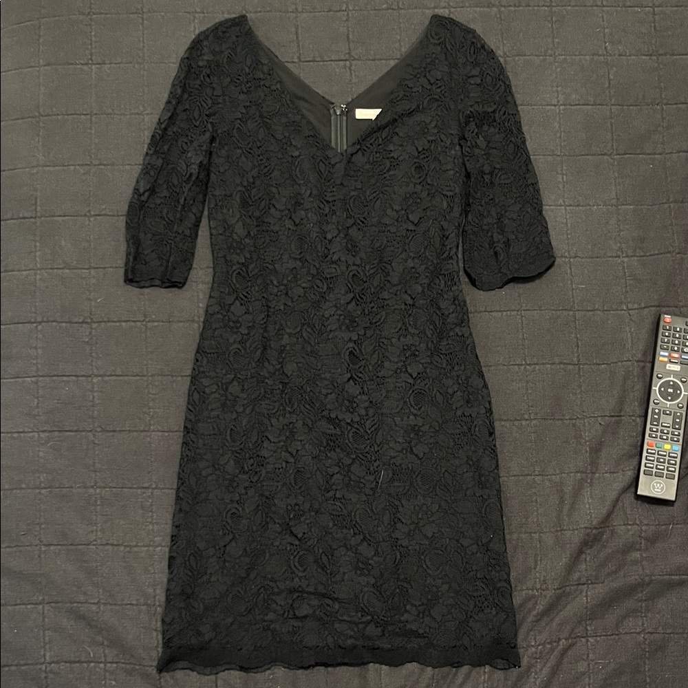 Elegant Black Lace Dress